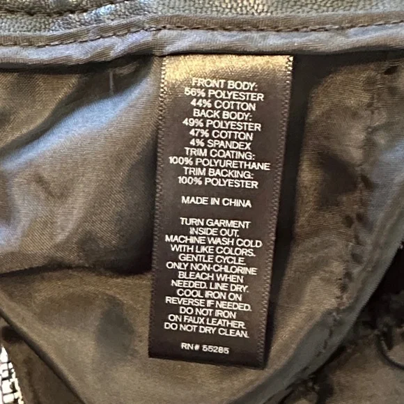 Express Black and White Plaid Pants - Picture 6 of 7